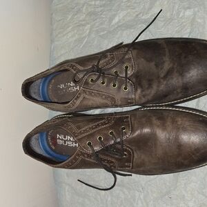 Nunn Bush Men's Brown Leather Shoes